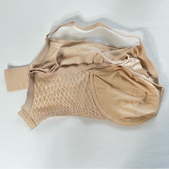 Wacoal 36 DDD Ultimate Side Smoother Underwire Bra 855338 Beige - Picture 7 of 7